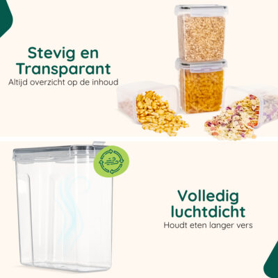 XIVADA voorraadbussen set 2.5L afbeelding 3