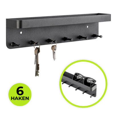 Sleutelrek zwart industrieel afbeelding 3