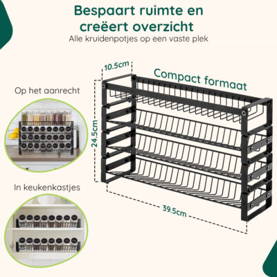 Kruidenrek met potjes afbeelding 8