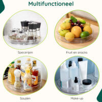 Lazy Susan draaiplateau keukenorganizer afbeelding 5