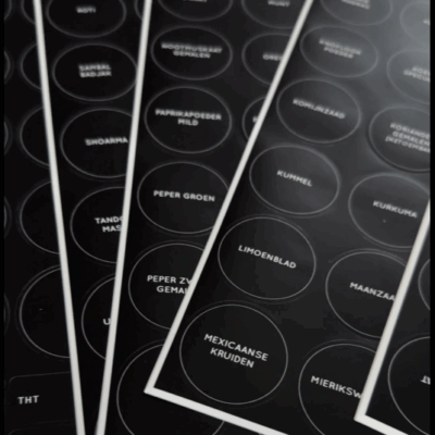 Xavi Stickers kruidenpotjes