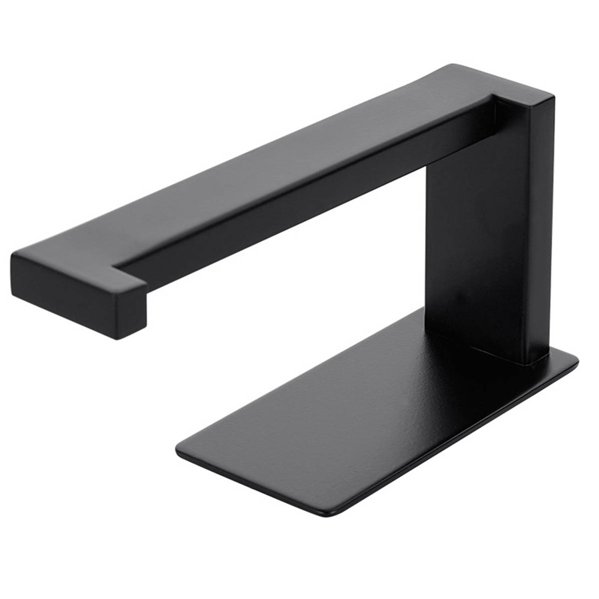 Zwarte toilet accessoires set zonder boren afbeelding 4