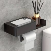 XIVADA toiletrolhouder zwart afbeelding 10