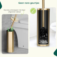 Gouden toiletborstelhouder afbeelding 5