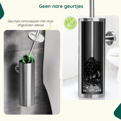 RVS toiletborstelhouder afbeelding 4