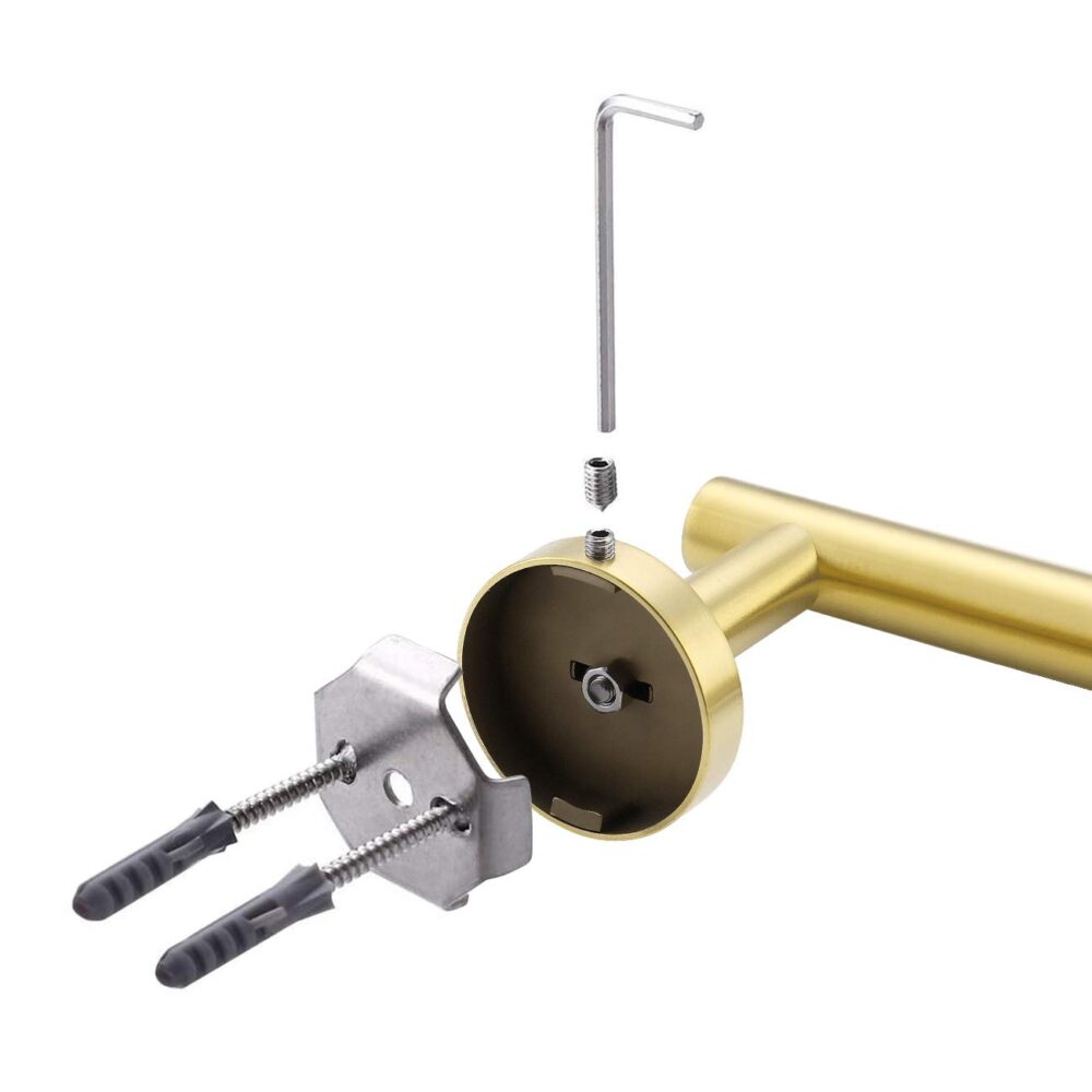 Gouden toiletrolhouder afbeelding 4