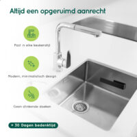 Zelfklevende vaatdoekhouder zwart afbeelding 5