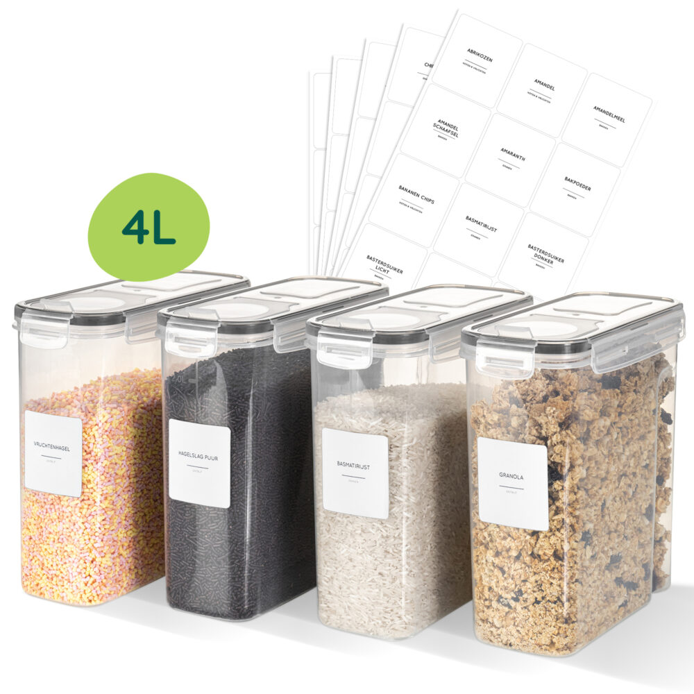 XIVADA voorraadbussen set 4L afbeelding 1