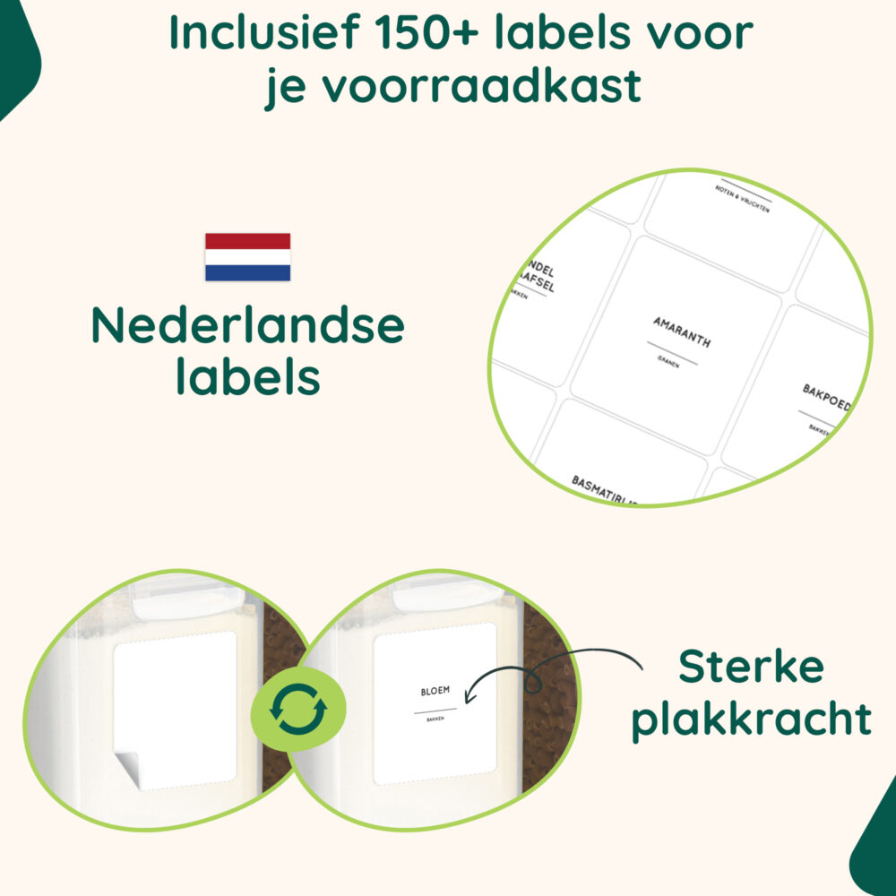 XIVADA voorraadbussen set 2.5L afbeelding 7