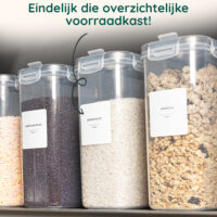 Keukenlabels voorraadkast organiseren afbeelding 5