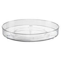 XIVADA Draaiplateau Suna – 23 & 27 cm – Rond – Transparant – Set van 2