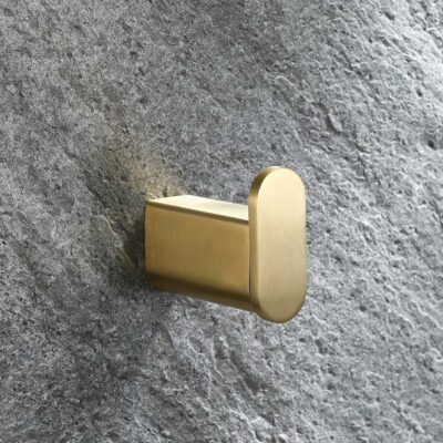 Gouden handdoekhaak badkamer afbeelding 3
