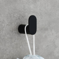 Handdoekhaak zwart afbeelding 7