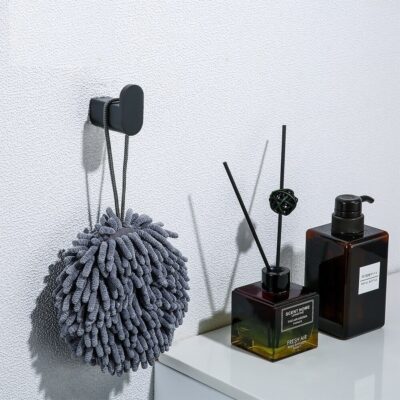 Handdoekhaak zwart afbeelding 6