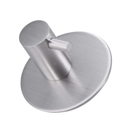 Zelfklevende handdoekhaakjes zilver afbeelding 2