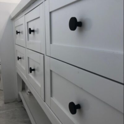 Zwarte kastknoppen set afbeelding 7