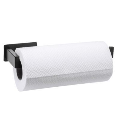 Zelfklevende keukenrolhouder zwart afbeelding 3