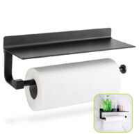 XIVADA keukenrolhouder zwart afbeelding 1