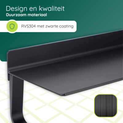 XIVADA keukenrolhouder zwart afbeelding 6