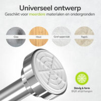 Verstelbare kledingstang zonder boren afbeelding 3