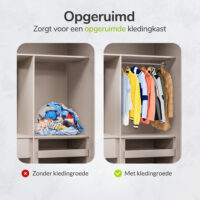 Verstelbare kledingstang zonder boren afbeelding 7