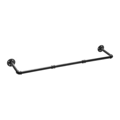 Industriële kledingstang muurmontage afbeelding 1