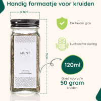 Staand kruidenrek met potjes afbeelding 8