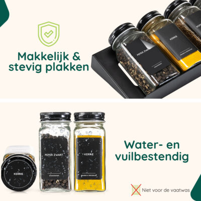 Kruidenlabels zwart afbeelding 4