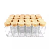 XIVADA kruidenpotjes set 24 stuks bamboe afbeelding 3