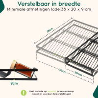 Uitschuifbaar kruidenrek lade afbeelding 6