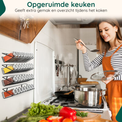 Kruidenrek muurmontage afbeelding 7