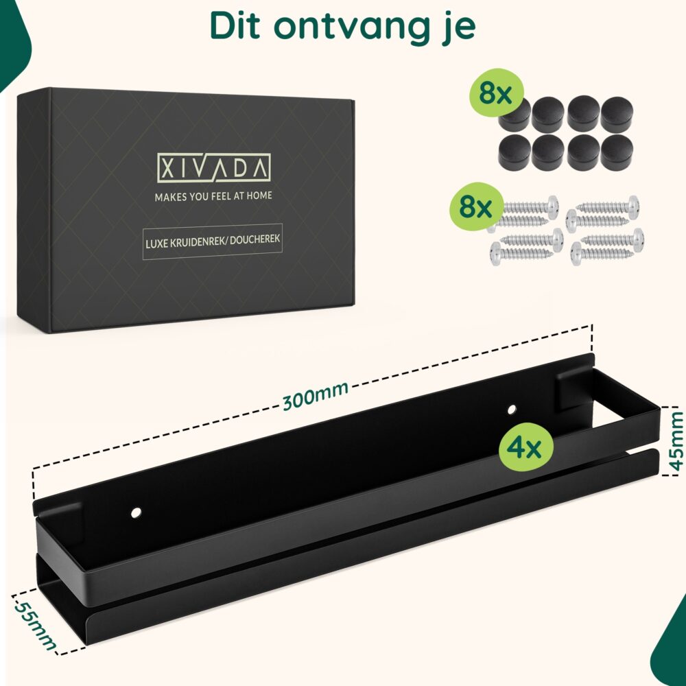 Luxe kruidenrek muurmontage afbeelding 9