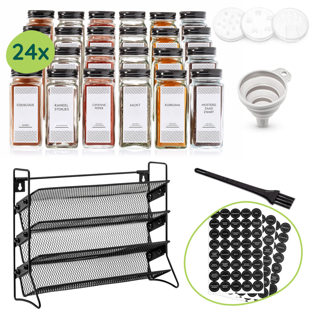 Staand kruidenrek met potjes afbeelding 1