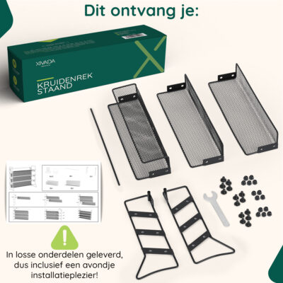 Kruidenrek staand 24 potjes afbeelding 3