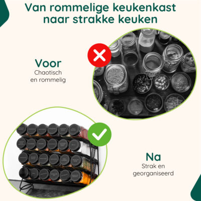 Kruidenrek staand 24 potjes afbeelding 4