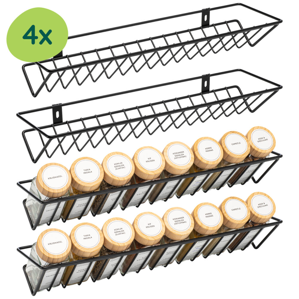 Kruidenrek muurmontage afbeelding 1