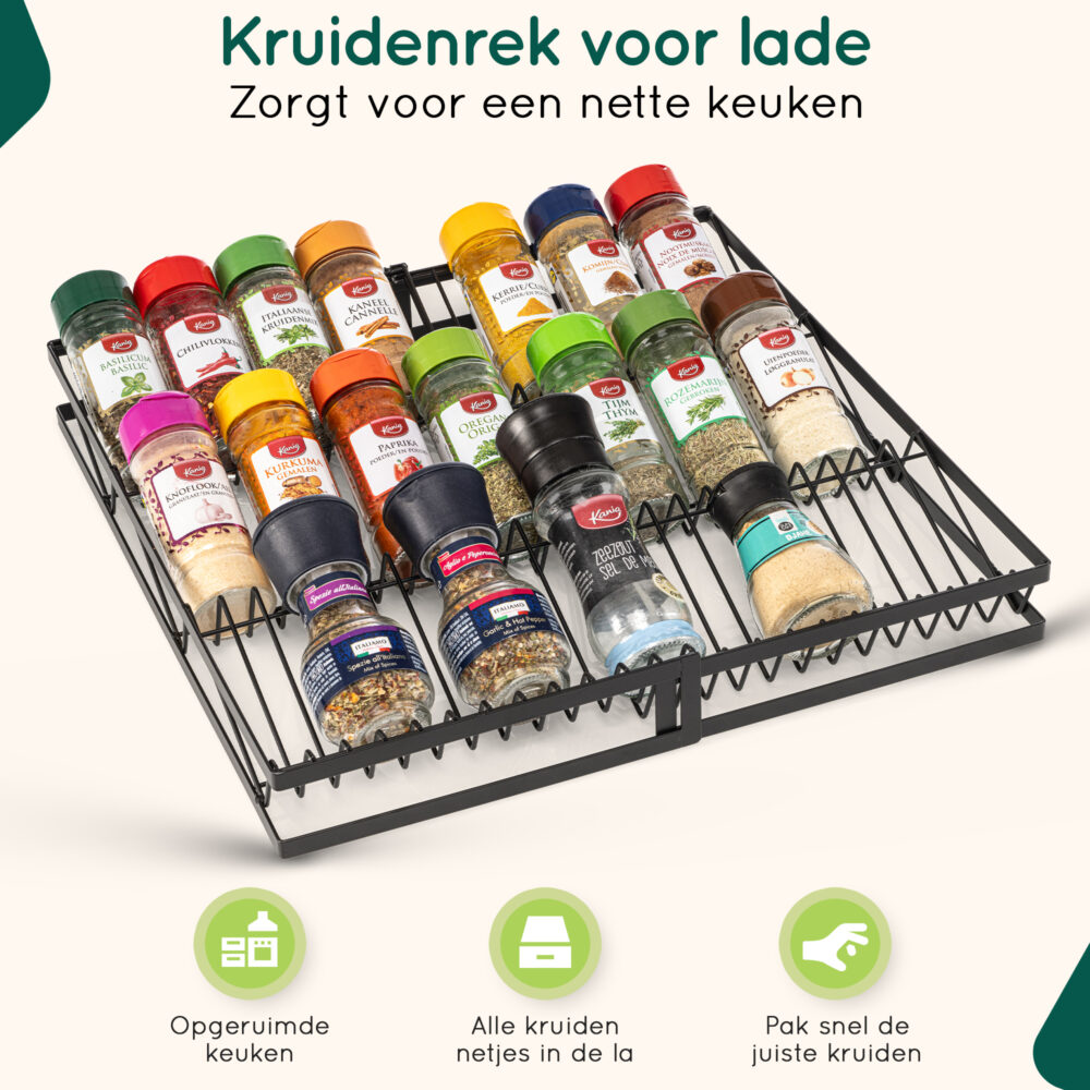 Uitschuifbaar kruidenrek lade afbeelding 7