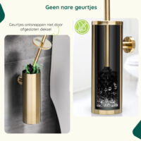 Gouden toiletborstelhouder afbeelding 3