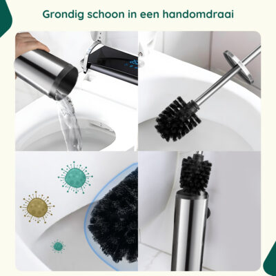 RVS toiletborstelhouder afbeelding 5