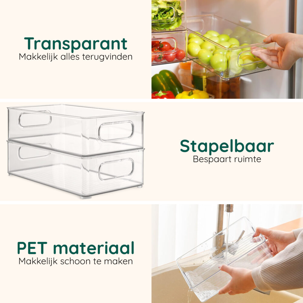 koelkast organizers set afbeelding 7