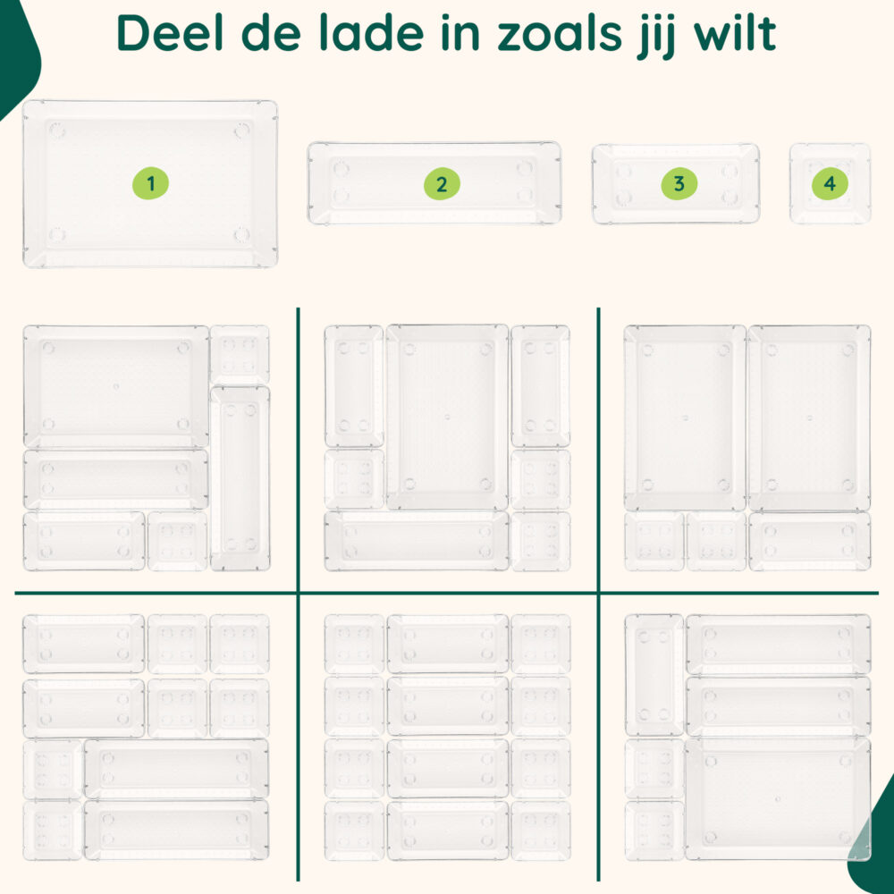 Lade organizer set 25 stuks afbeelding 6