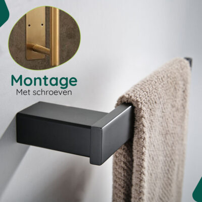 Reserverolhouder zwart afbeelding 4