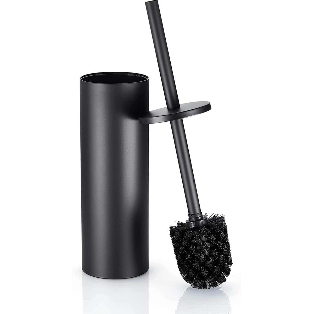 Toilet accessoires zwart zonder boren afbeelding 2