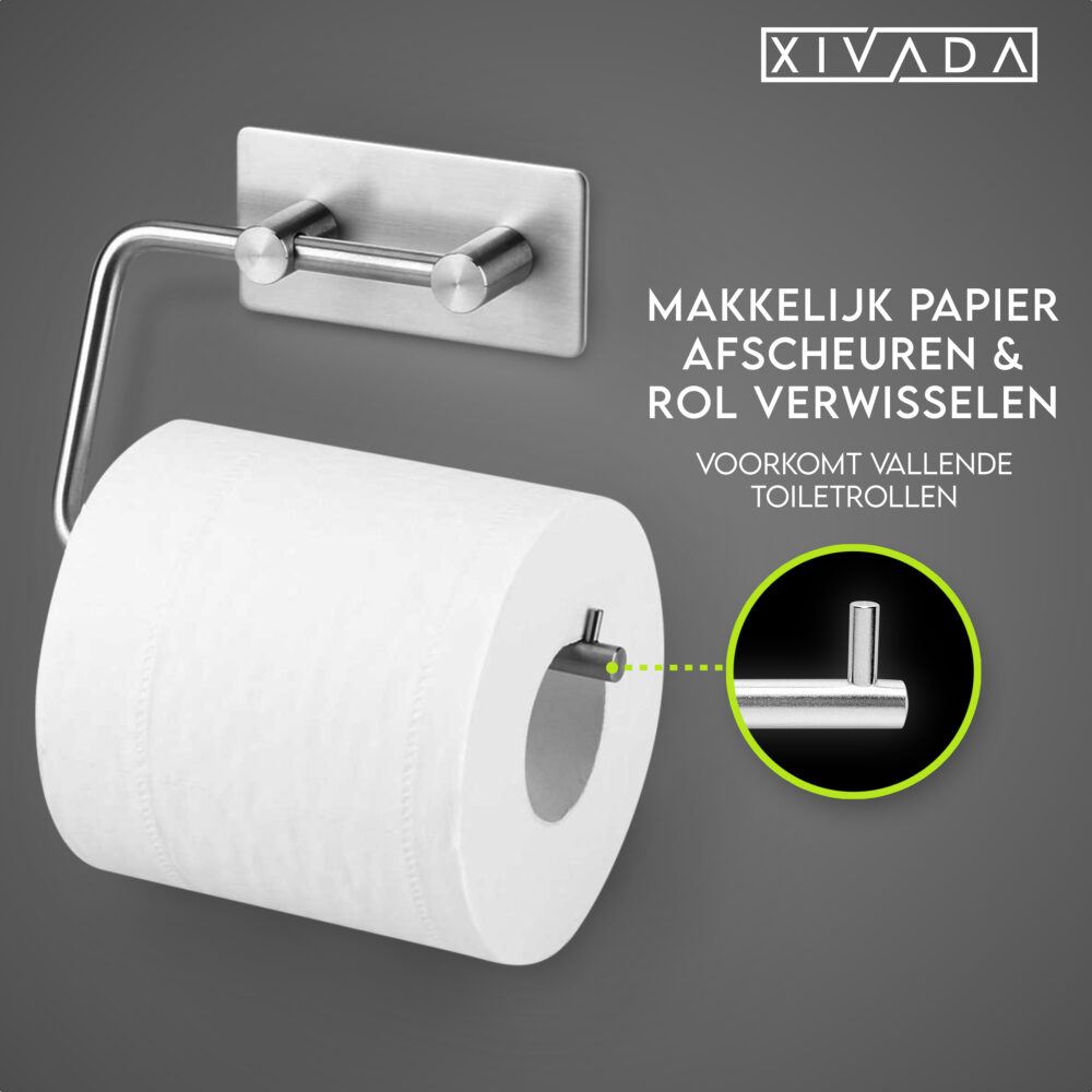 Zelfklevende toiletrolhouder Mara afbeelding 5