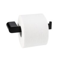 Zwarte toiletrolhouder modern design afbeelding 4