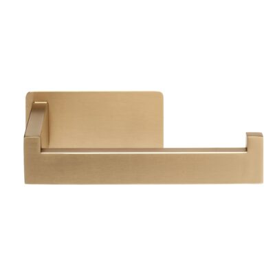 Gouden toiletrolhouder zelfklevend afbeelding 1