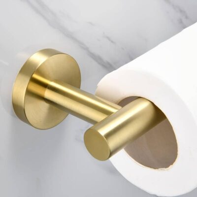 Gouden toiletrolhouder afbeelding 7
