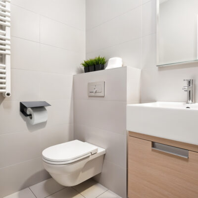 Toiletrolhouder met plankje zwart afbeelding 9