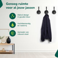 zwarte kapstokhaken afbeelding 3