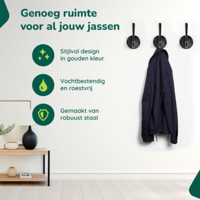 zwarte kapstokhaken afbeelding 3